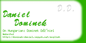 daniel dominek business card